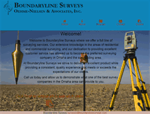 Tablet Screenshot of boundarylinesurveys.com